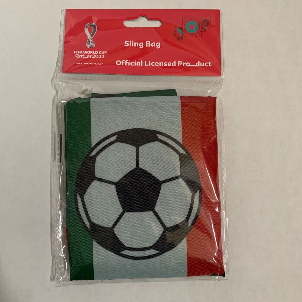 World Cup Qatar 2022 Soccer Mexico Sling Bag 17"x 13.5" Brand New